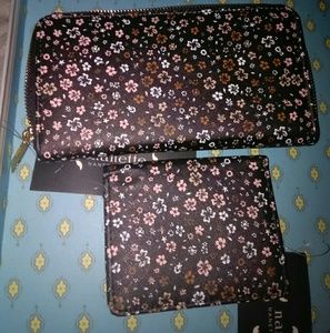 Wristlet and matching wallet
